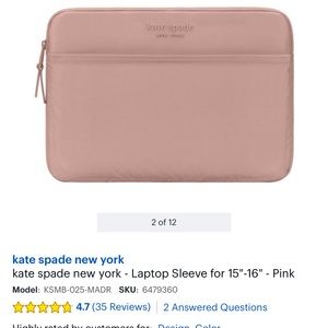 Kate Spade Laptop sleeve